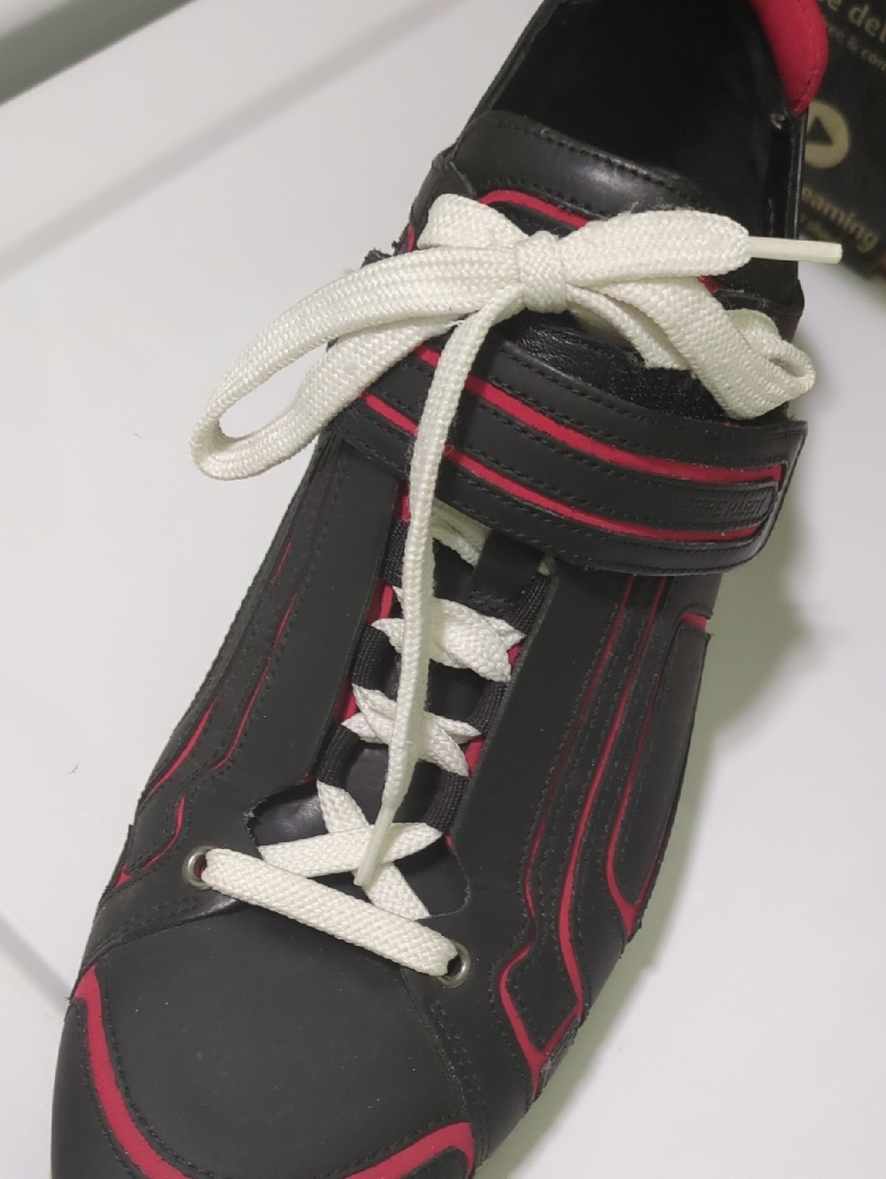Pierre Hardy Black and Red Men's Sneakers